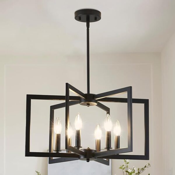 Restaurant Chandelier Five-light Square Dining