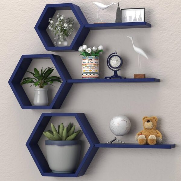 Floating Shelves Honeycomb Shelves Wall Mounted